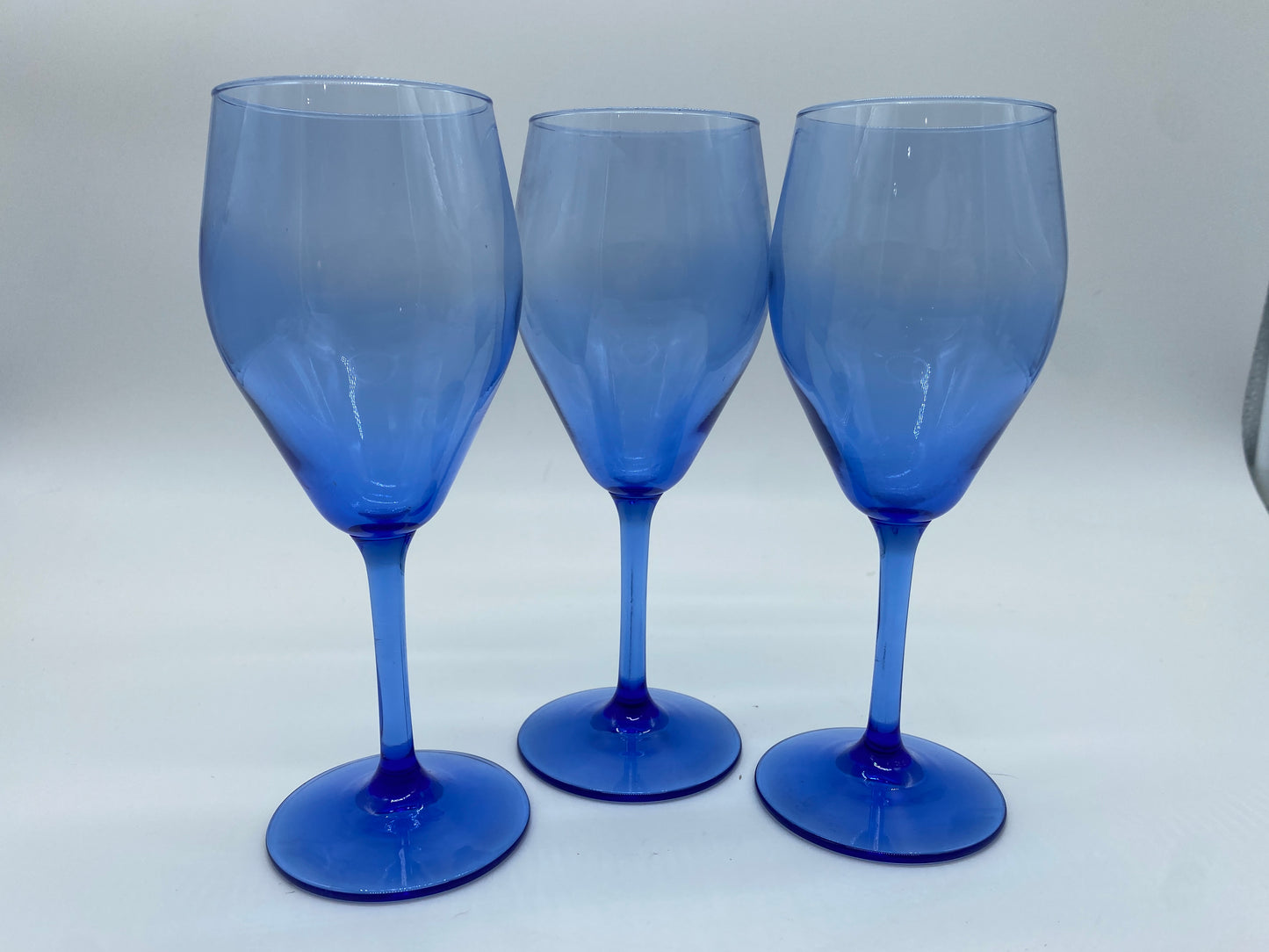 Blue Wine / Cordial Glasses