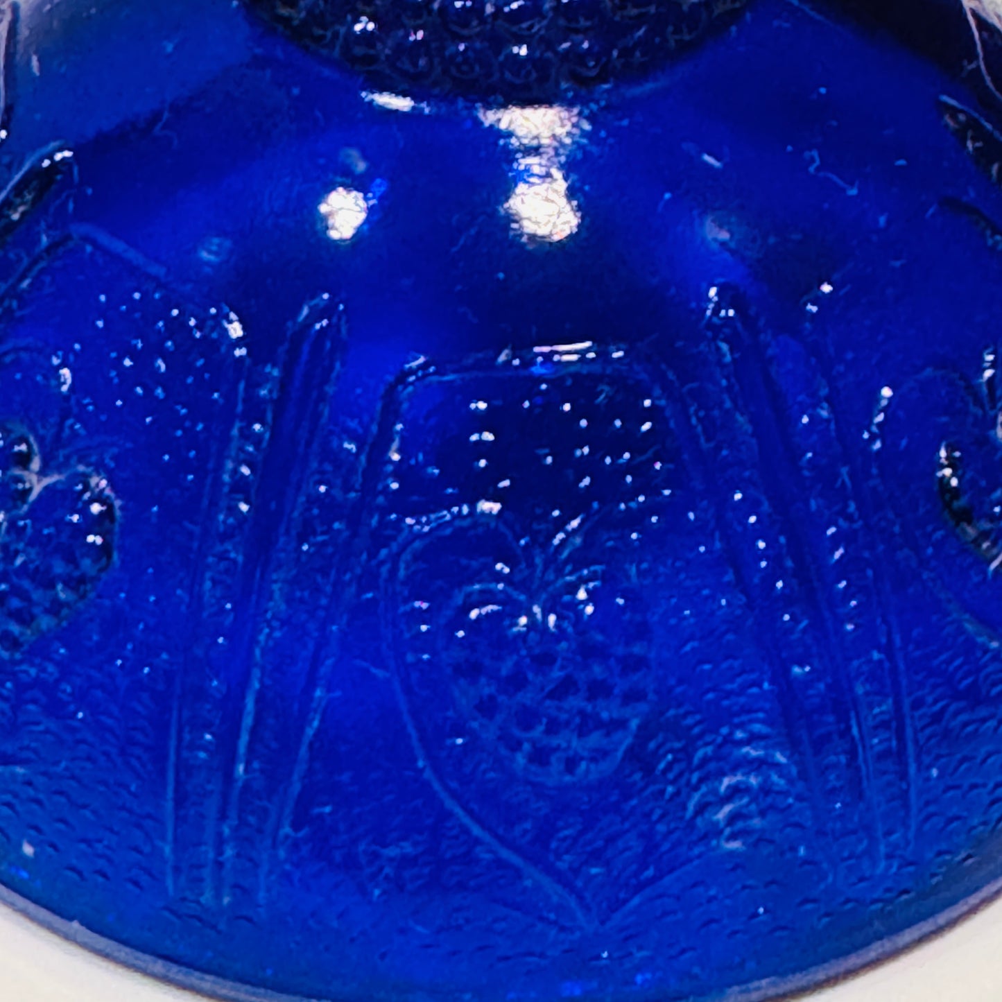 Cobalt Glass 2 Piece Butter Dish - Small / Children’s