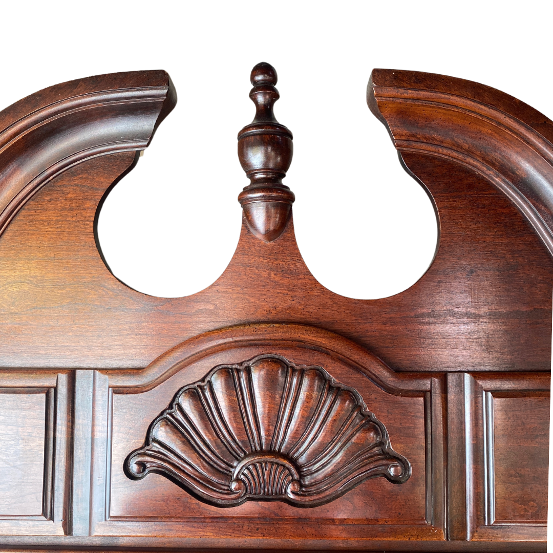 Manor House Cherry Wood Highboy Dresser
