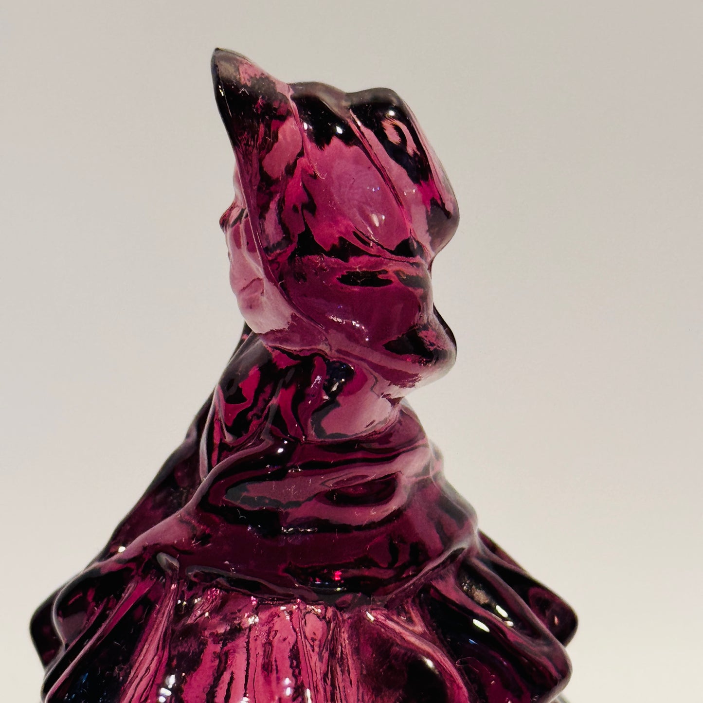 Boyd Amethyst Colonial Woman Figurine