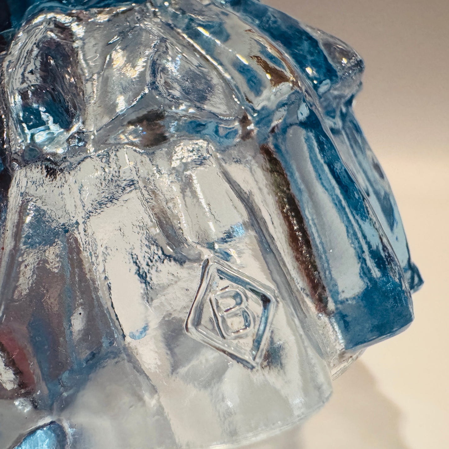 Boyd Art Glass Louise Colonial Lady - Willow Blue
