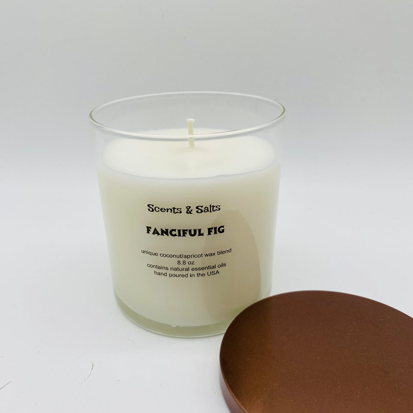 Scents and Salts Hand Poured Candle - Fanciful Fig