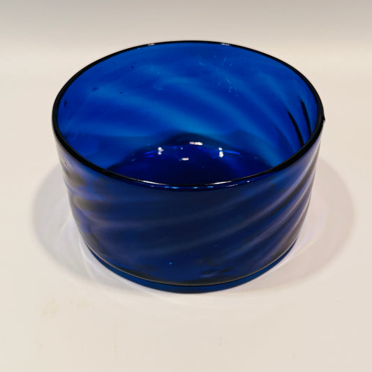 Cobalt Blown Glass Small Bowl