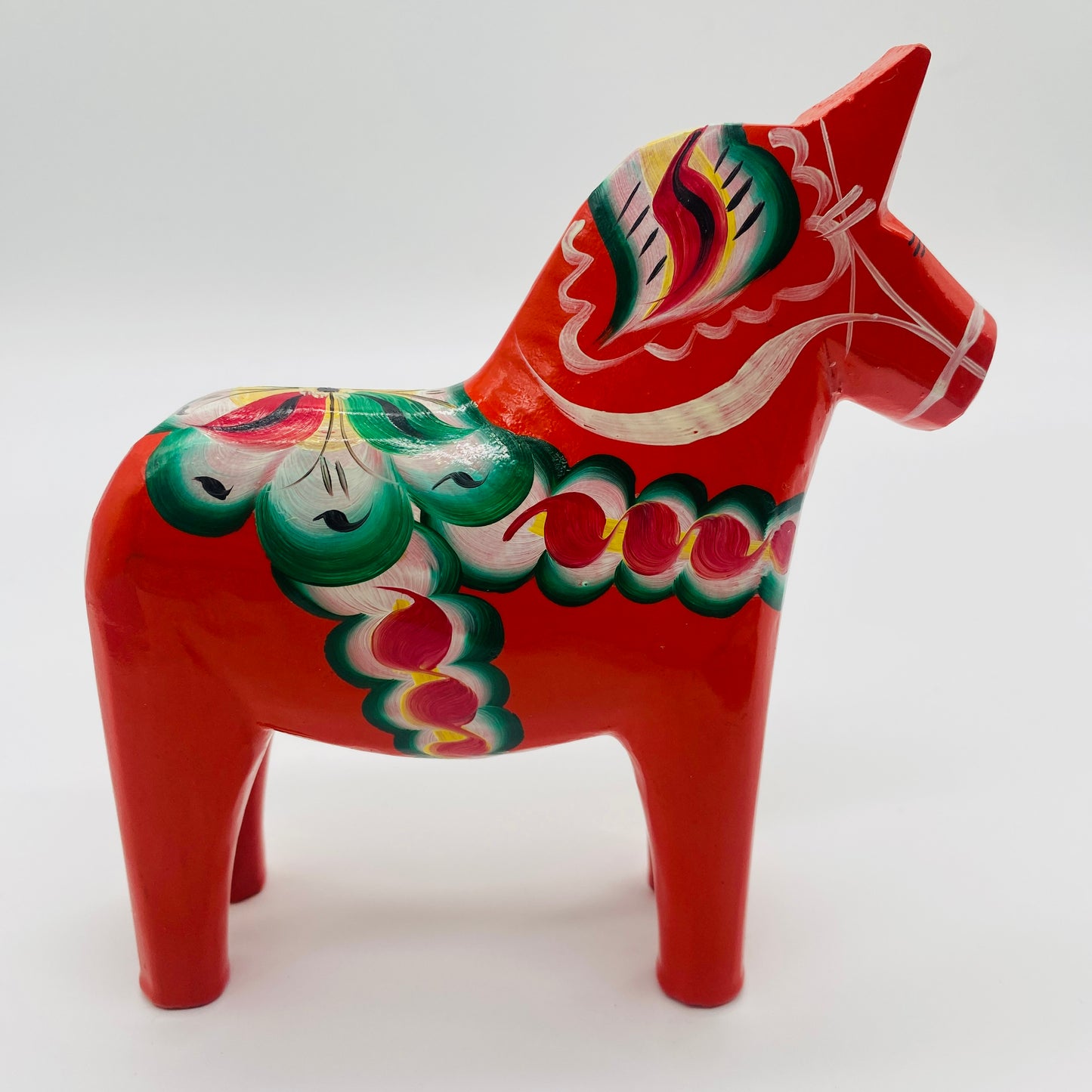 Swedish Dala Horse Wooden Statue
