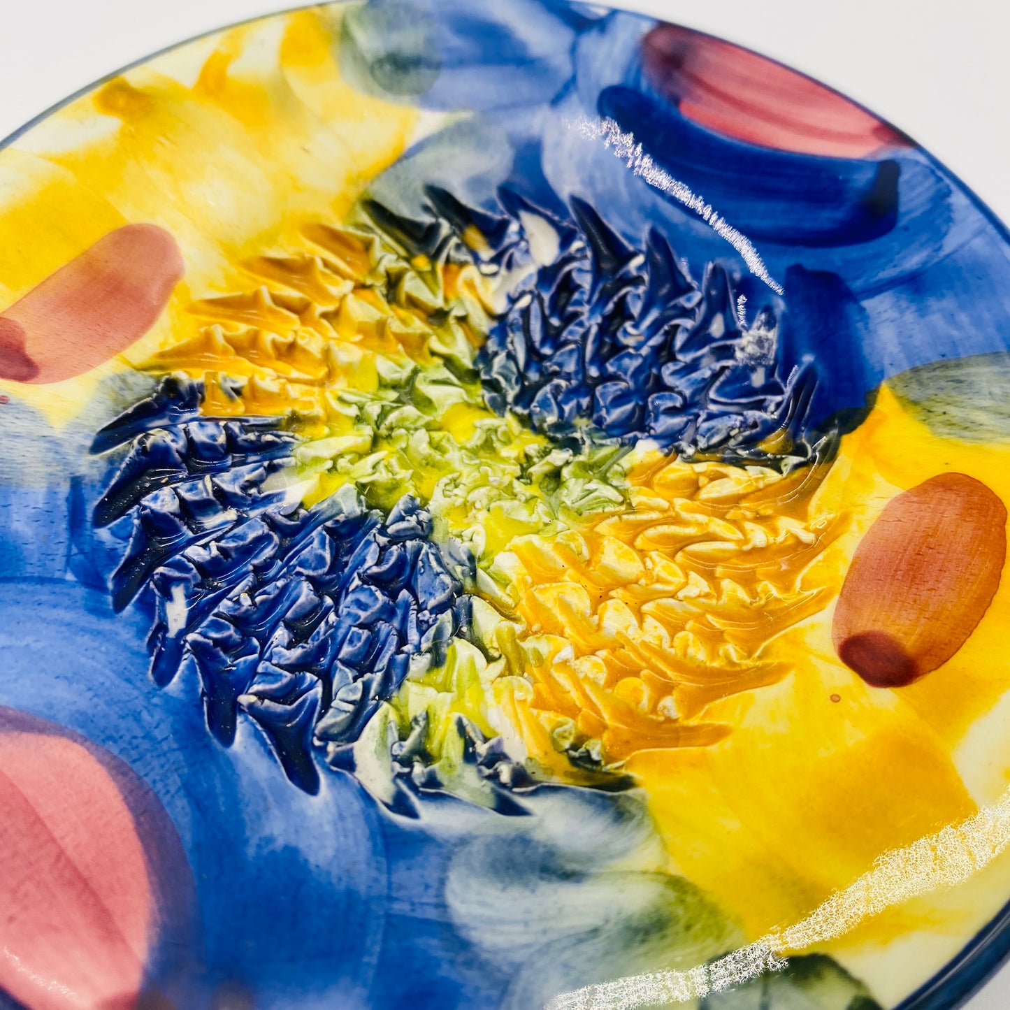 Colorful Pottery Trinket Dish