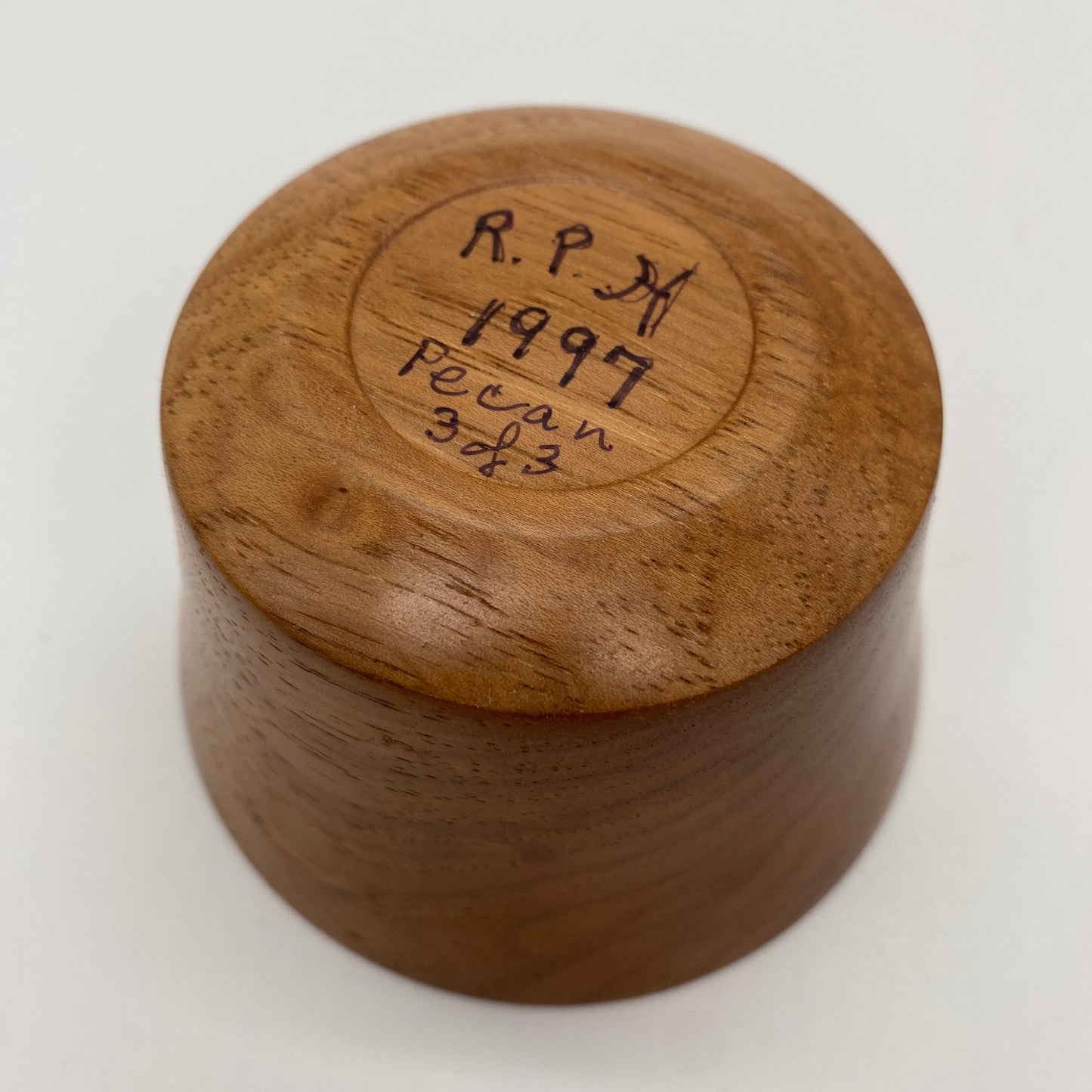 Local Hand-Turned Pecan Bowl - Small