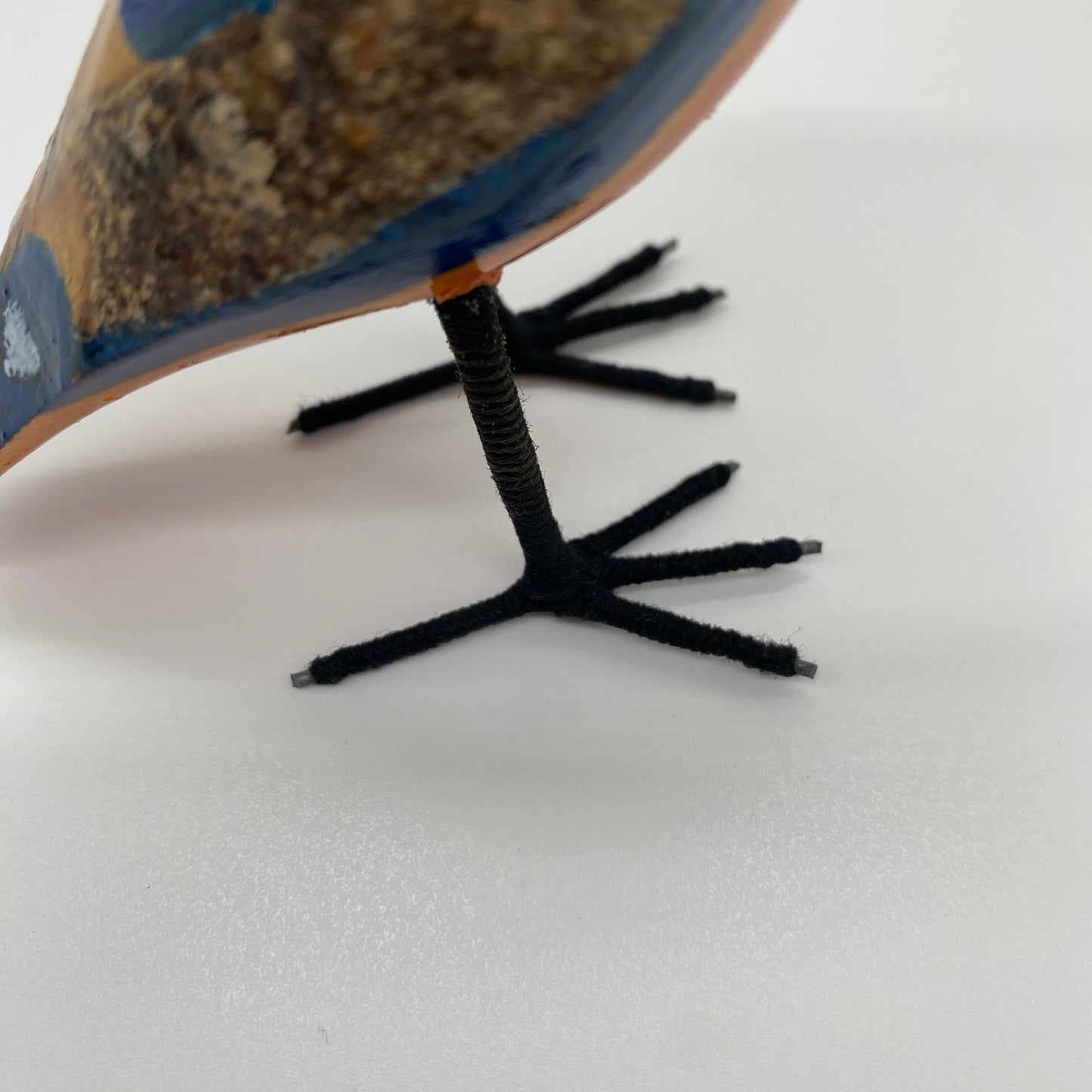 Carved and Painted Wood Bird