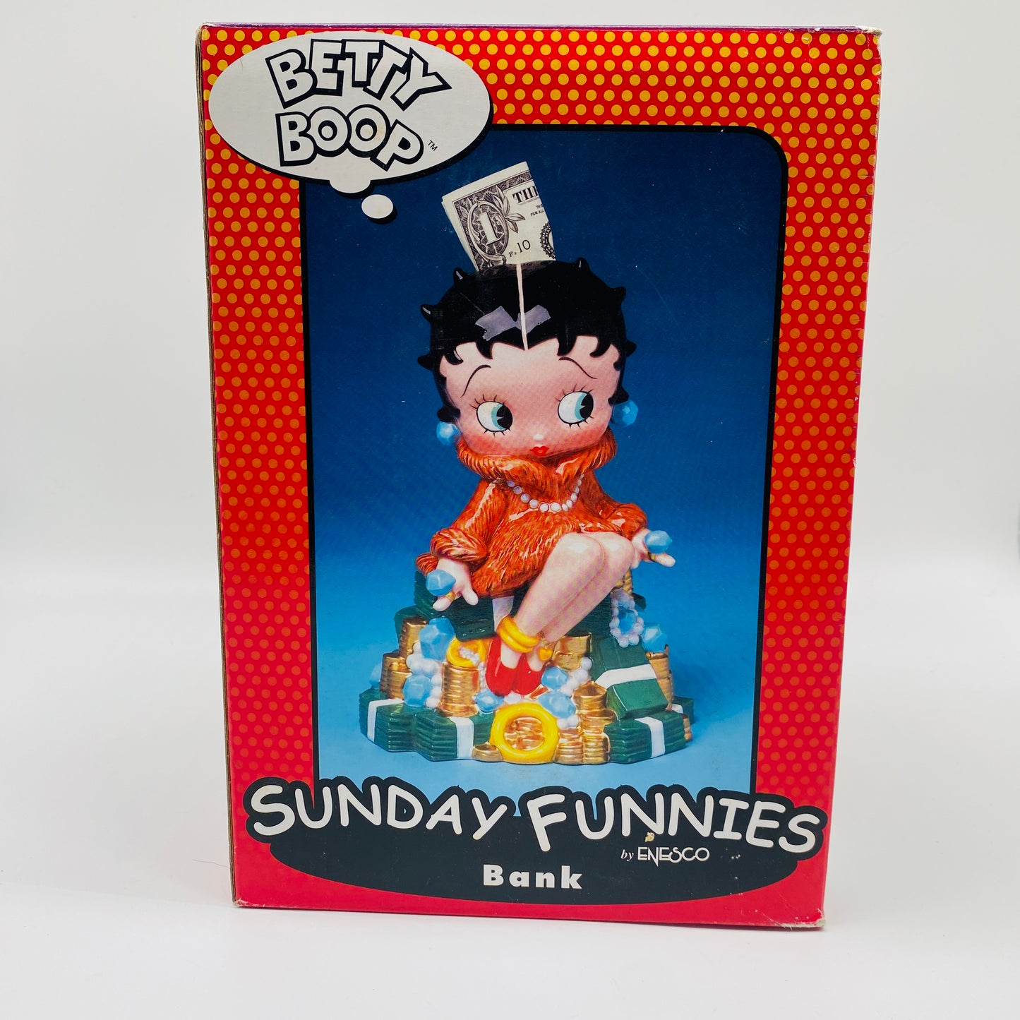 Sunday Funnies Betty Boop Collectible Coin Bank by Enesco