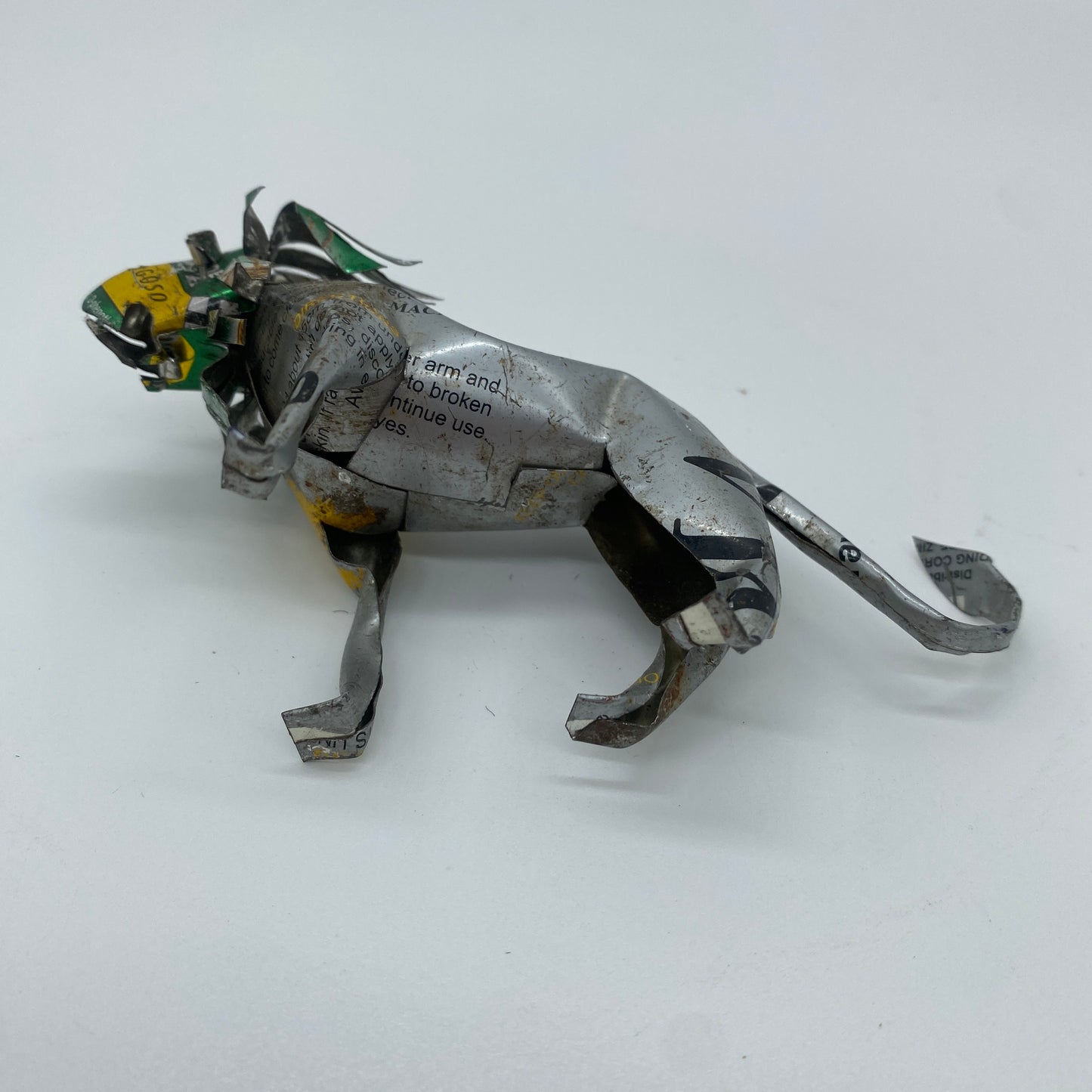 Tin Can Folk Art Lion
