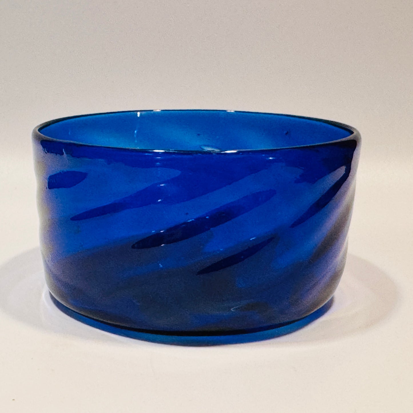 Cobalt Blown Glass Small Bowl