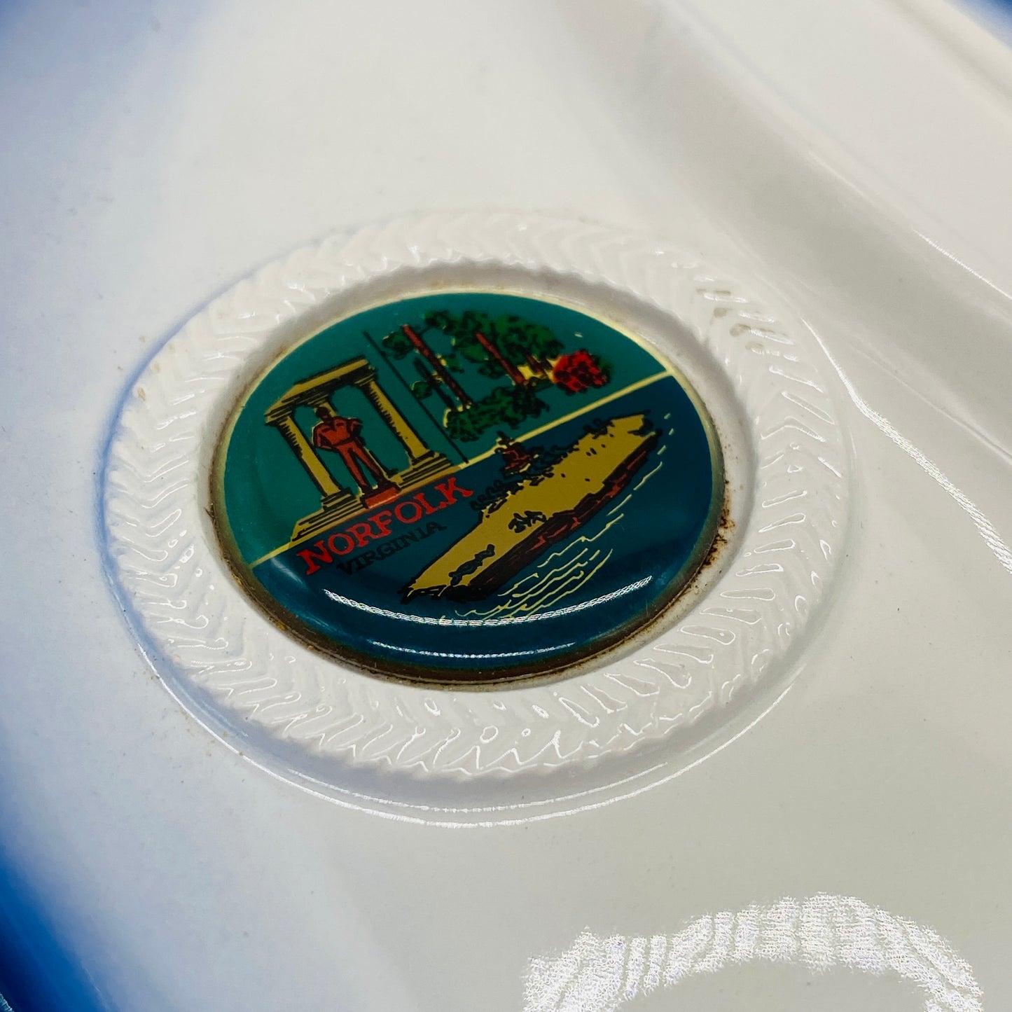 Norfolk Sailboat Souvenir Trinket Dish