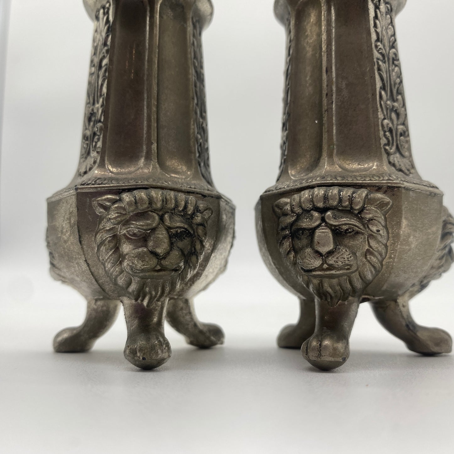 Lions Head Salt and Pepper Shaker Set
