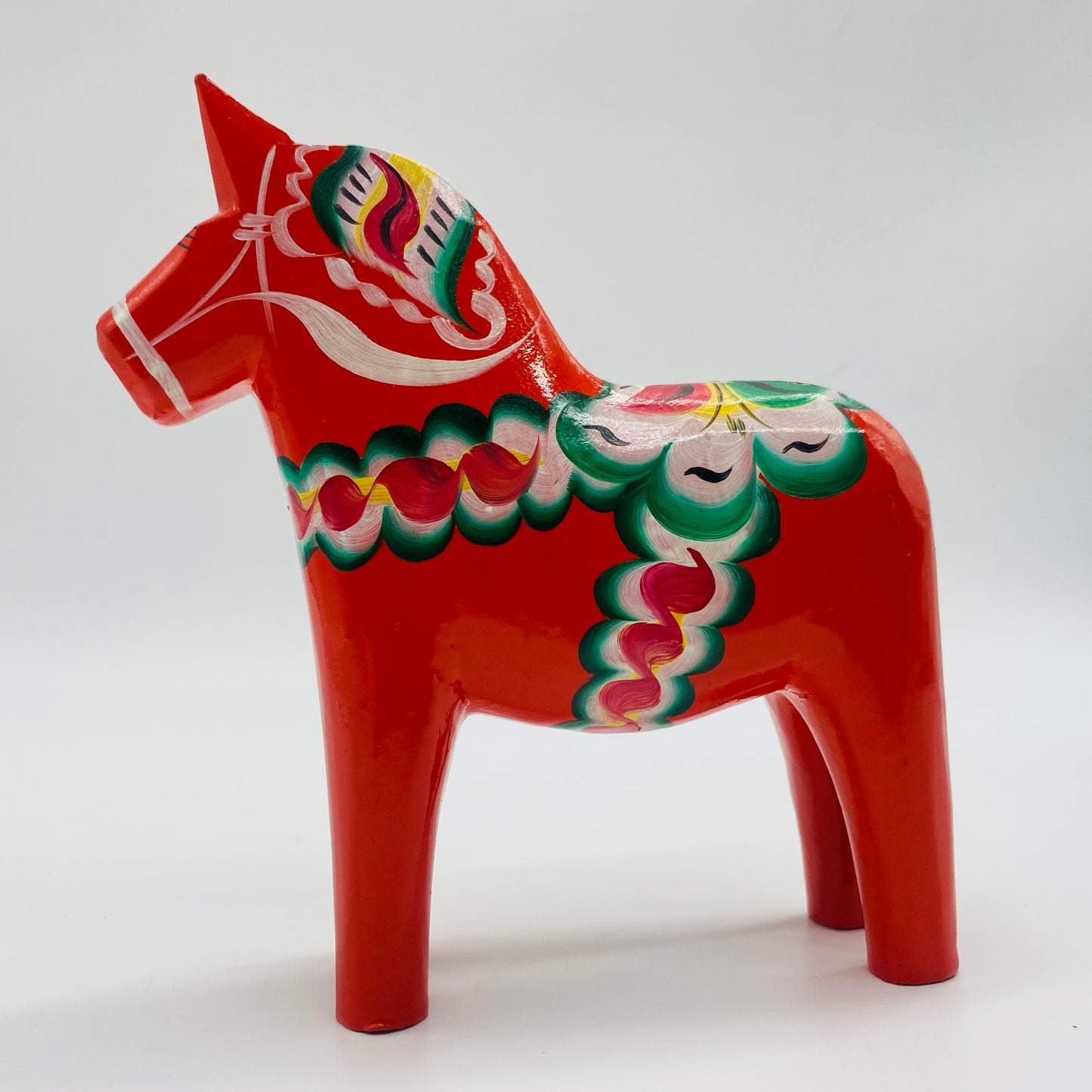 Swedish Dala Horse Wooden Statue