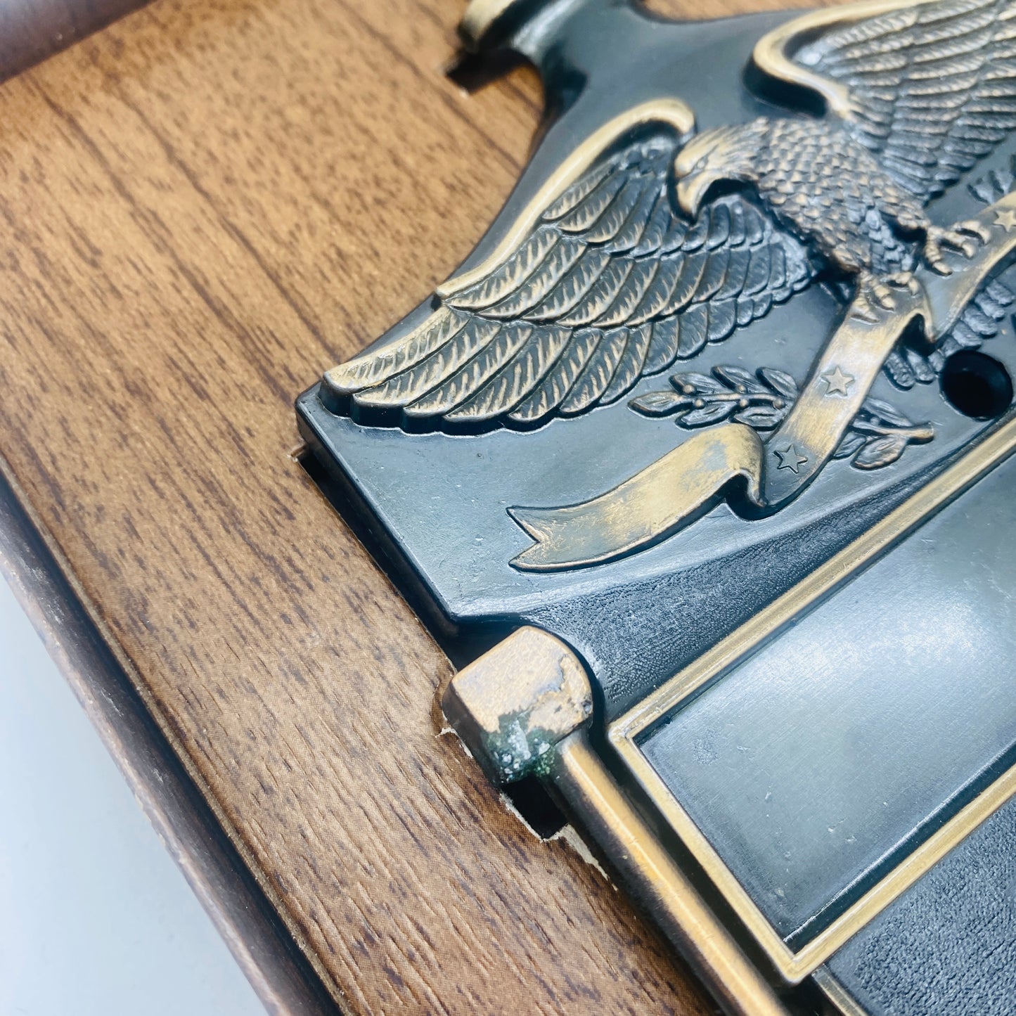 Metal Doorknocker with Eagle, Liberty Bell, and Betsy Ross Flag Embossed