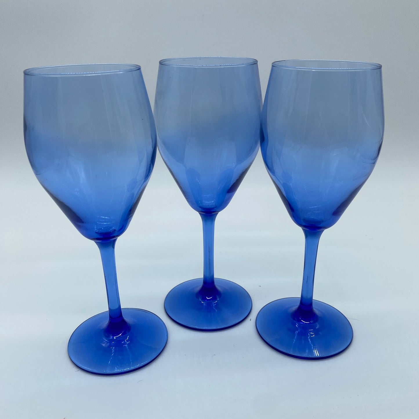 Blue Wine / Cordial Glasses
