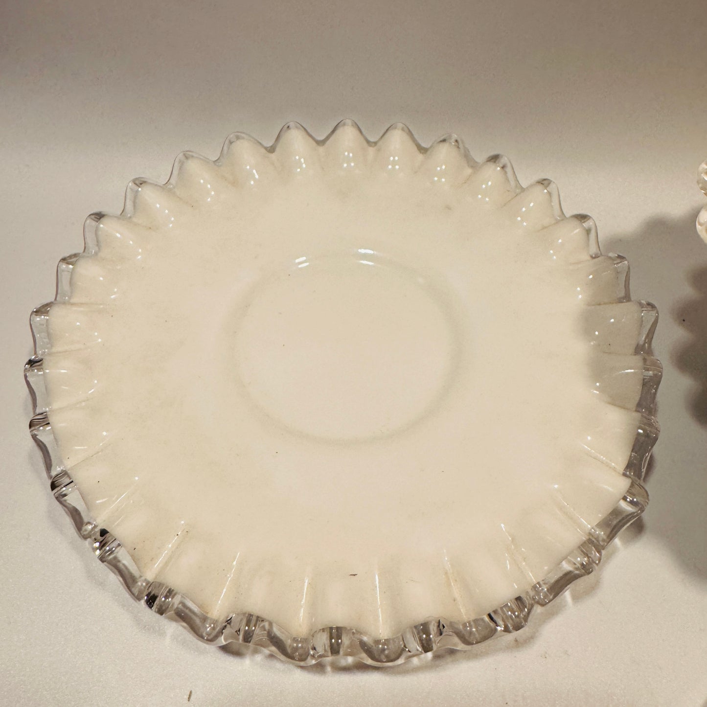 Fenton Silver Crest Three Piece Condiment Set