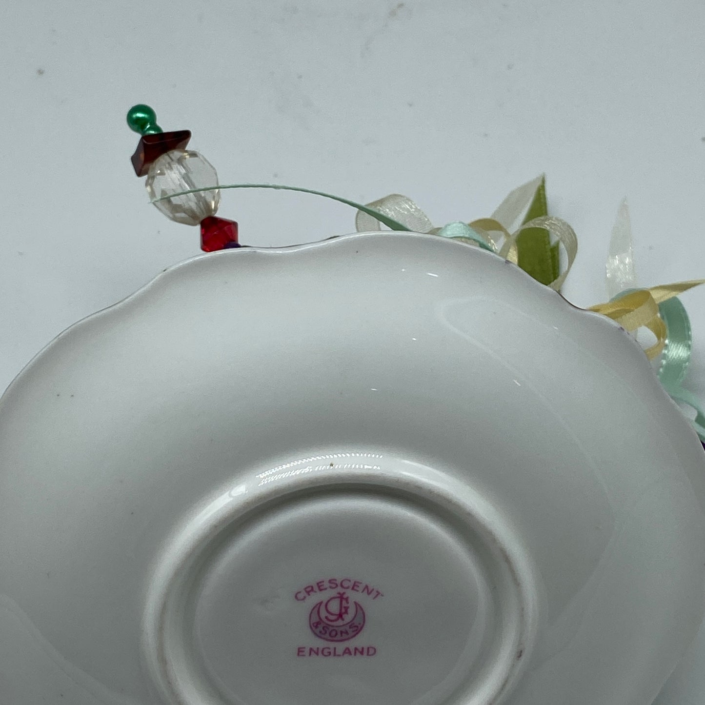 Handmade Pincushion - Espresso Cup and Saucer