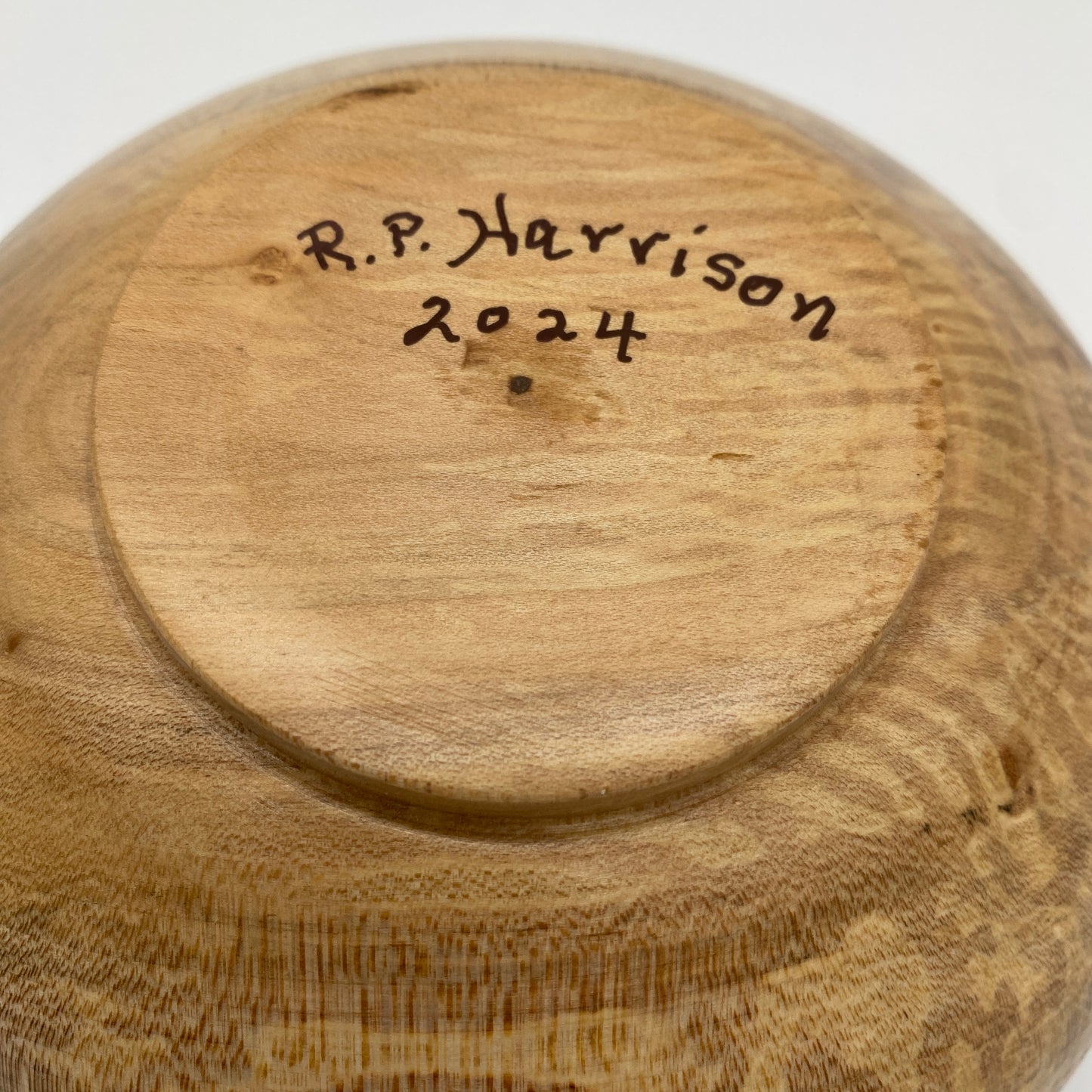 Local Hand Turned Live Edge Bowl