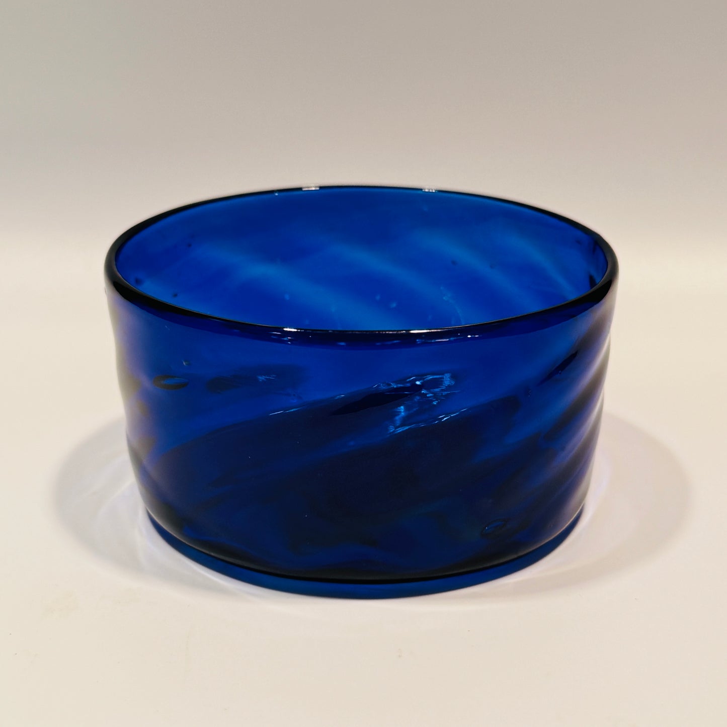 Cobalt Blown Glass Small Bowl