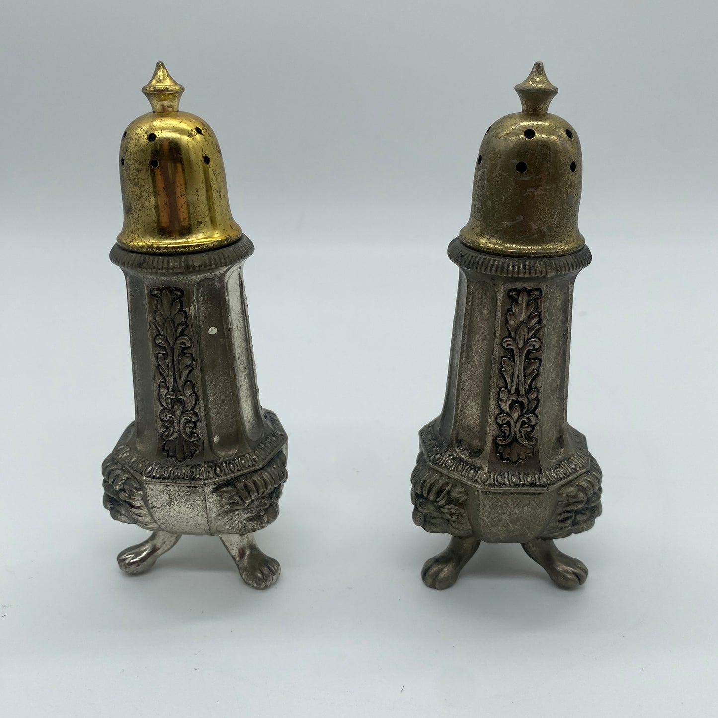 Lions Head Salt and Pepper Shaker Set