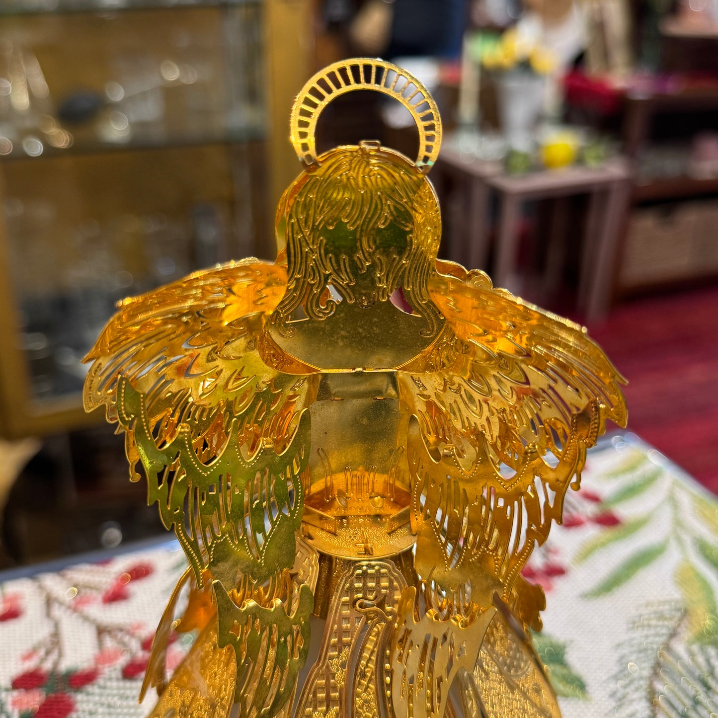 Danbury Mint Gold Angel Tree Topper