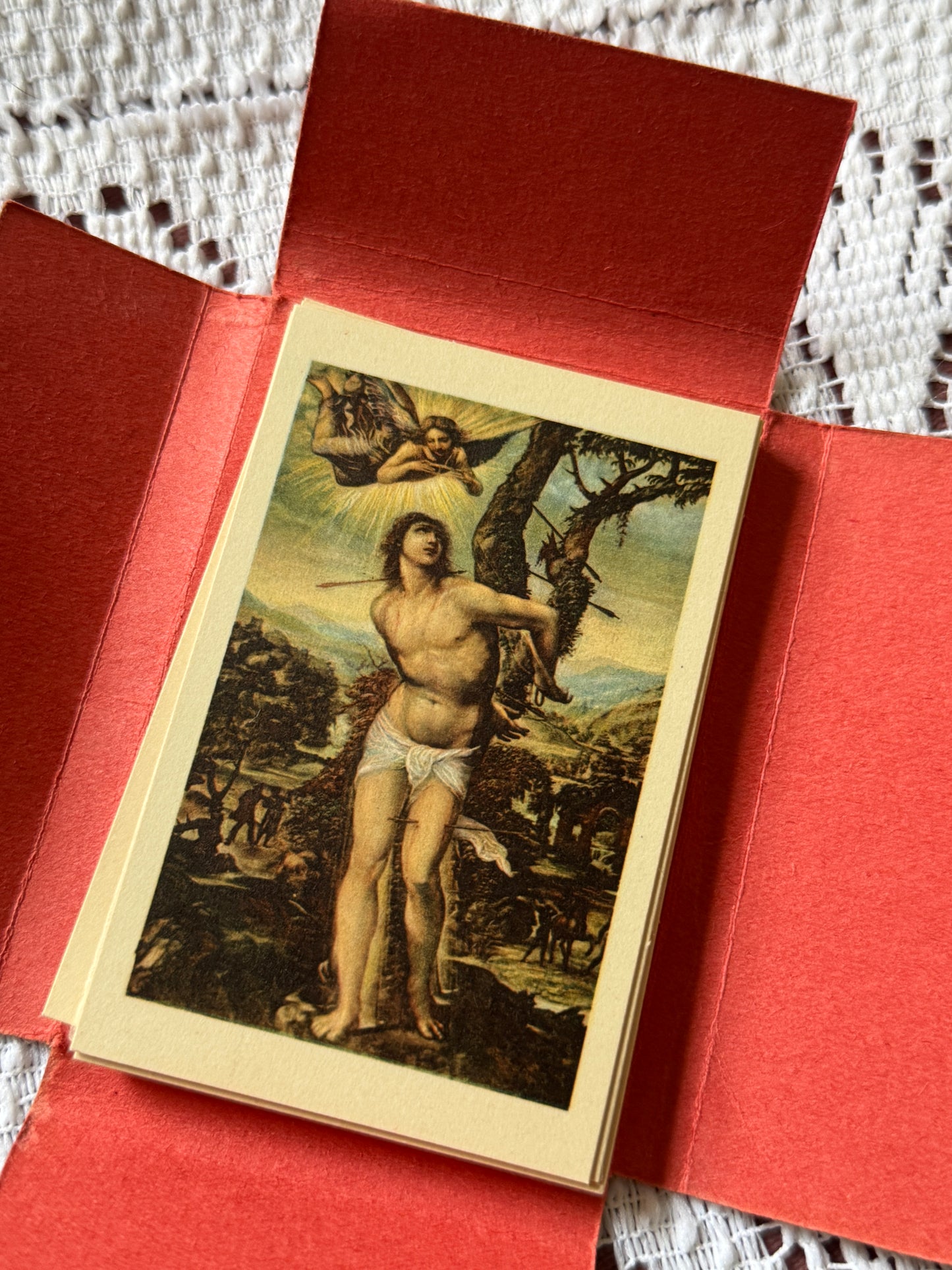 1950s Firenze Museum Cards Florence Italy Uffizi Gallery Souvenir Color - 10 Cards Present