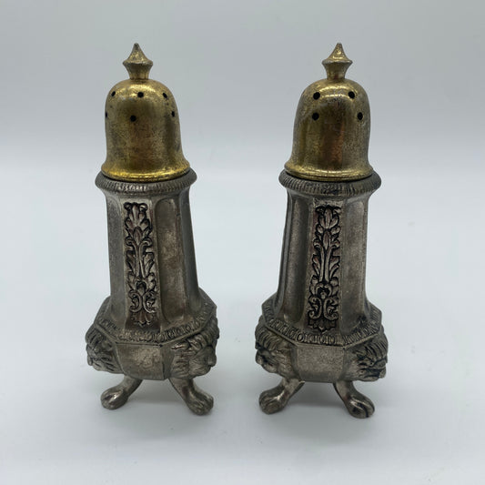 Lions Head Salt and Pepper Shaker Set