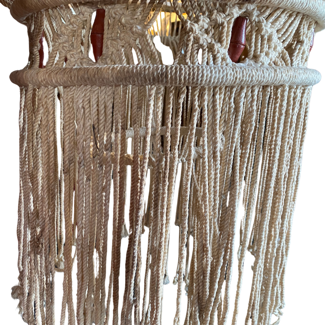 Vintage Macramé Plant Hanger - 93" H