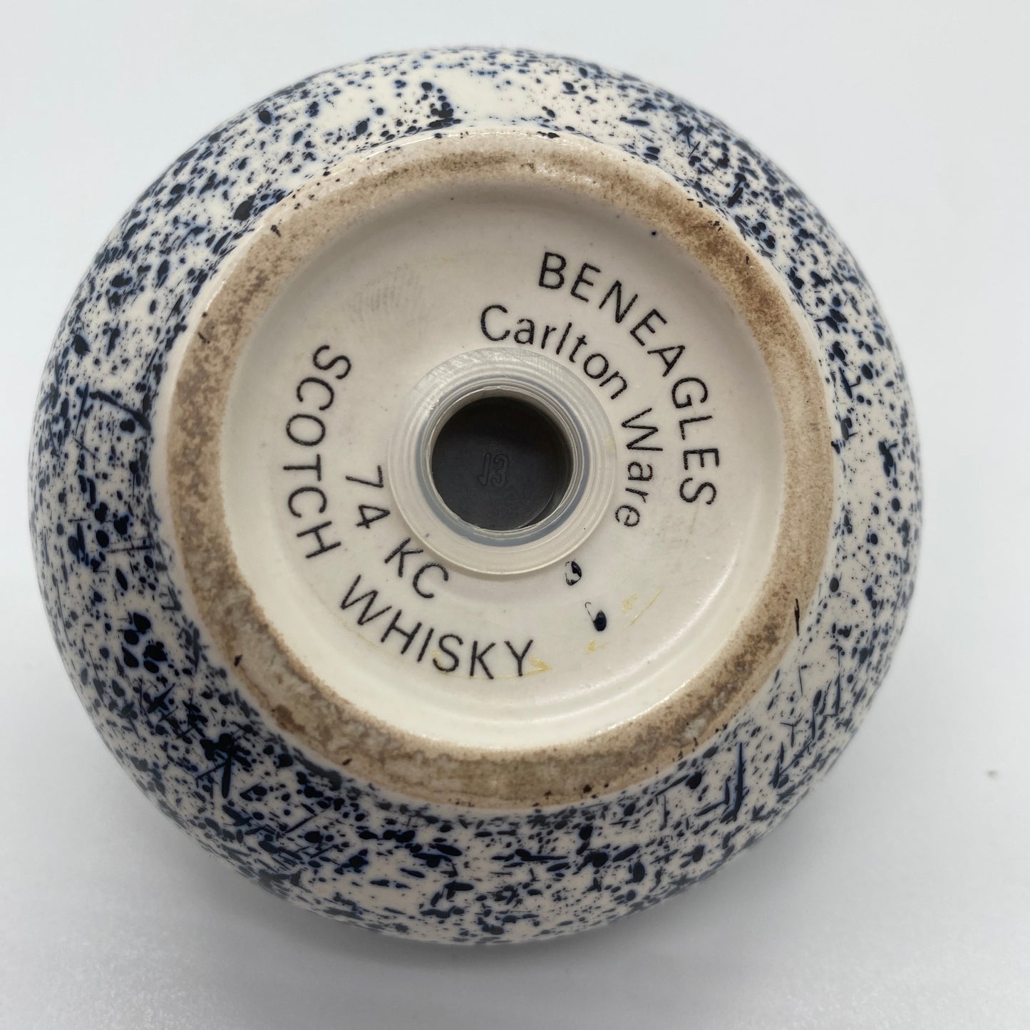 Beneagles Carlton Ware Puck Scotch Whiskey Decanter