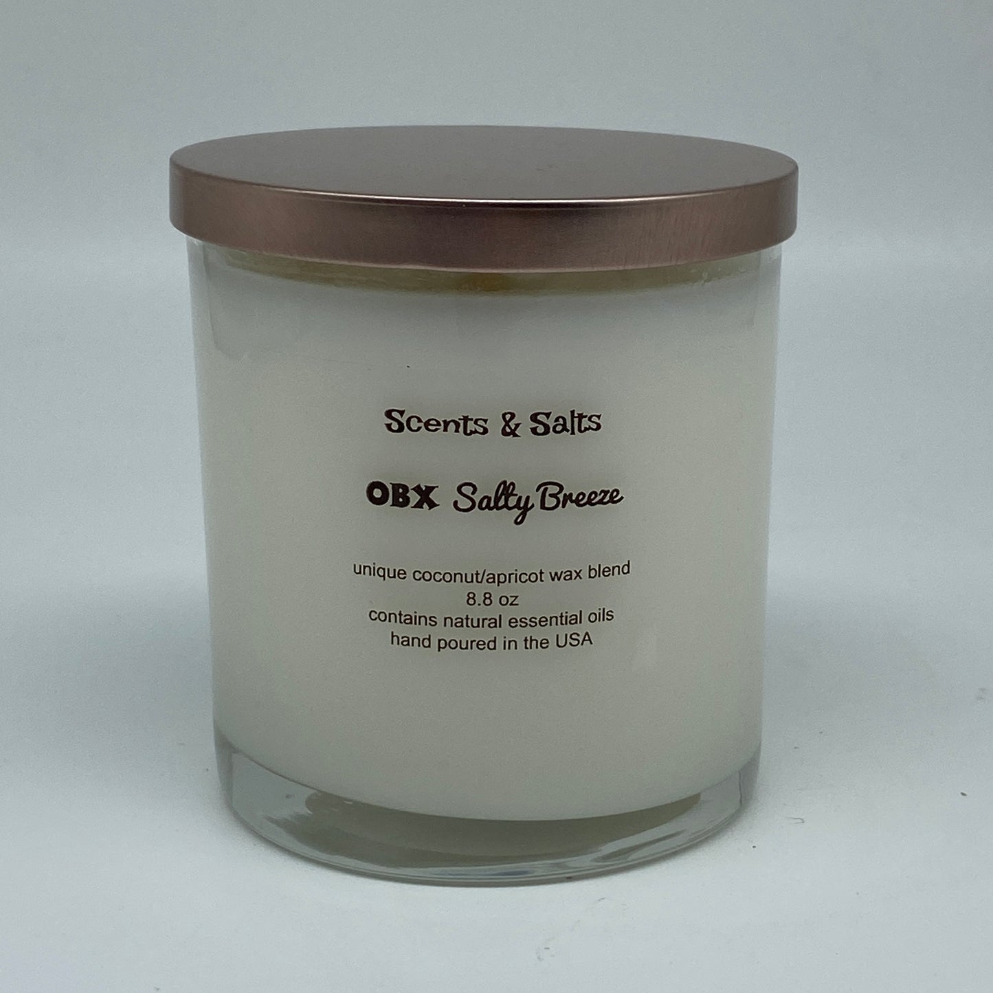 Scents and Salts Hand Poured Candle - OBX Salty Breeze