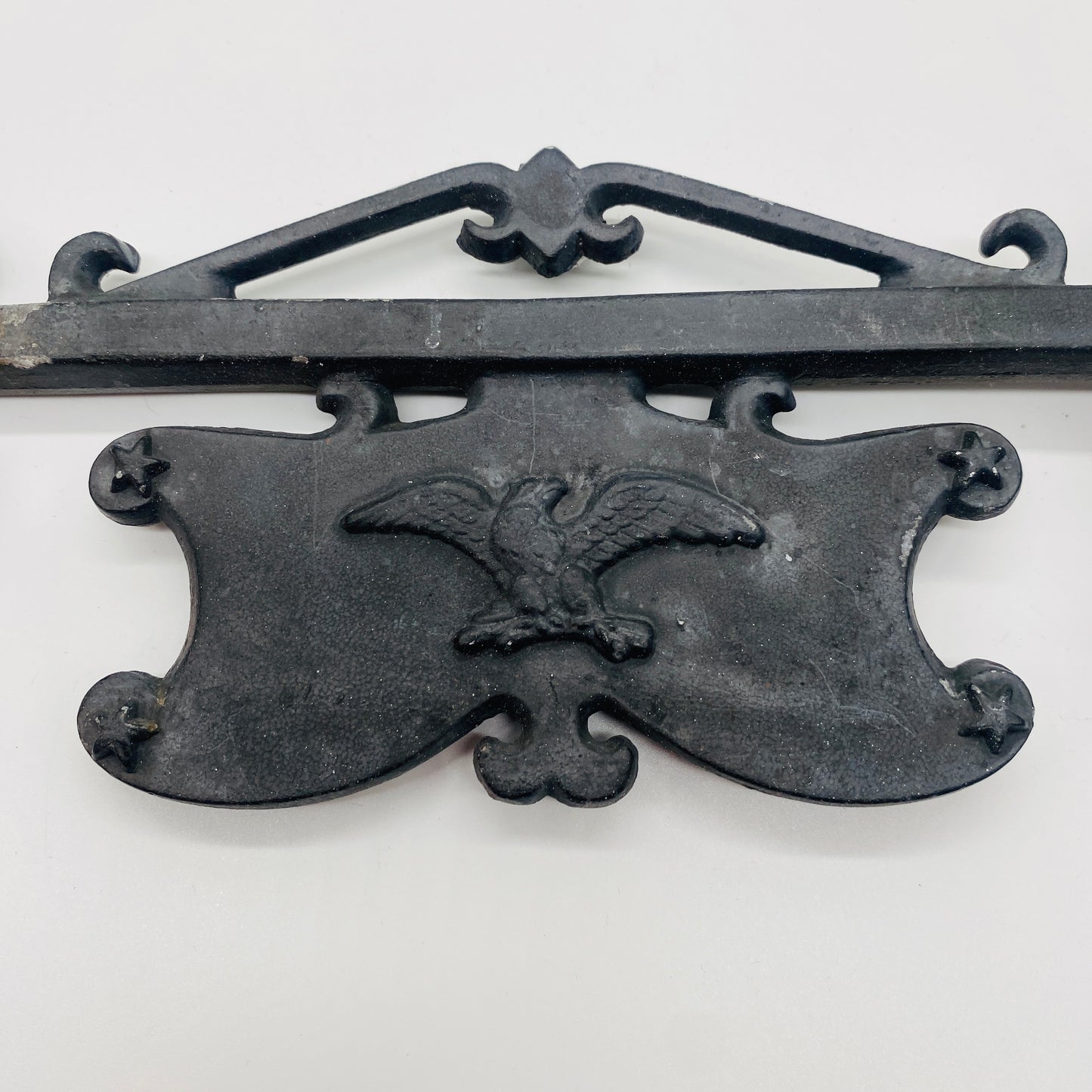 Cast Metal Stamped Eagle Decorative Hanger