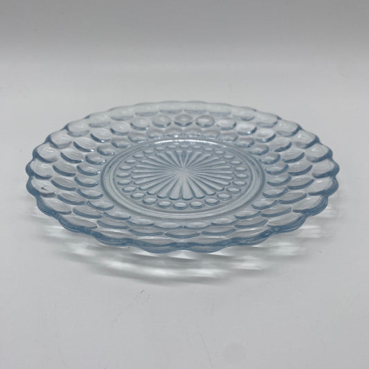 Blue Bubble Glass Plate