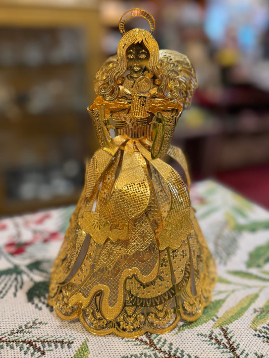 Danbury Mint Gold Angel Tree Topper