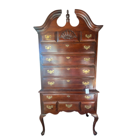 Manor House Cherry Wood Highboy Dresser