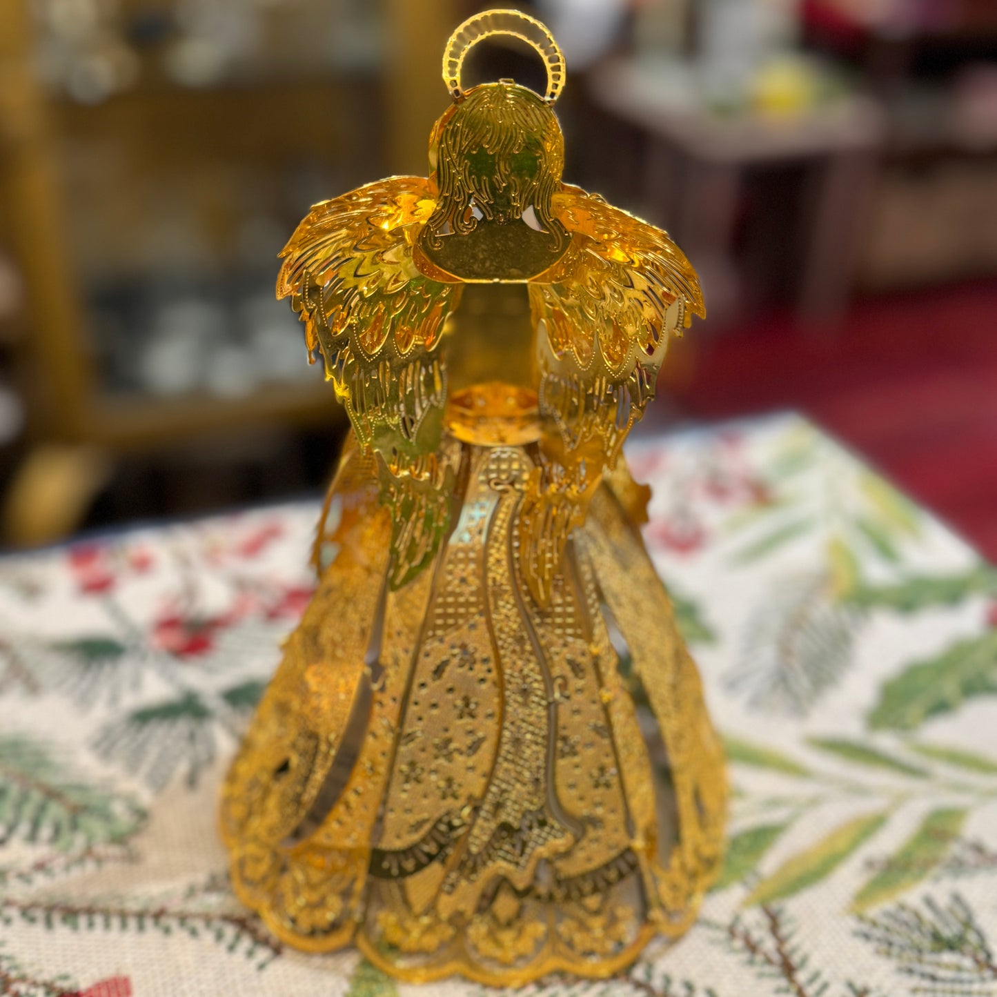 Danbury Mint Gold Angel Tree Topper