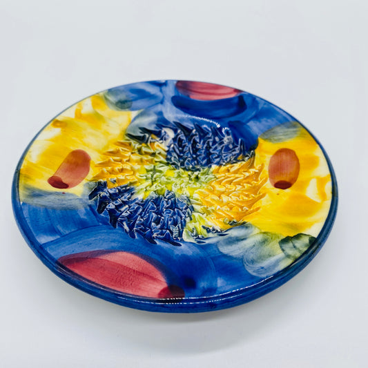 Colorful Pottery Trinket Dish