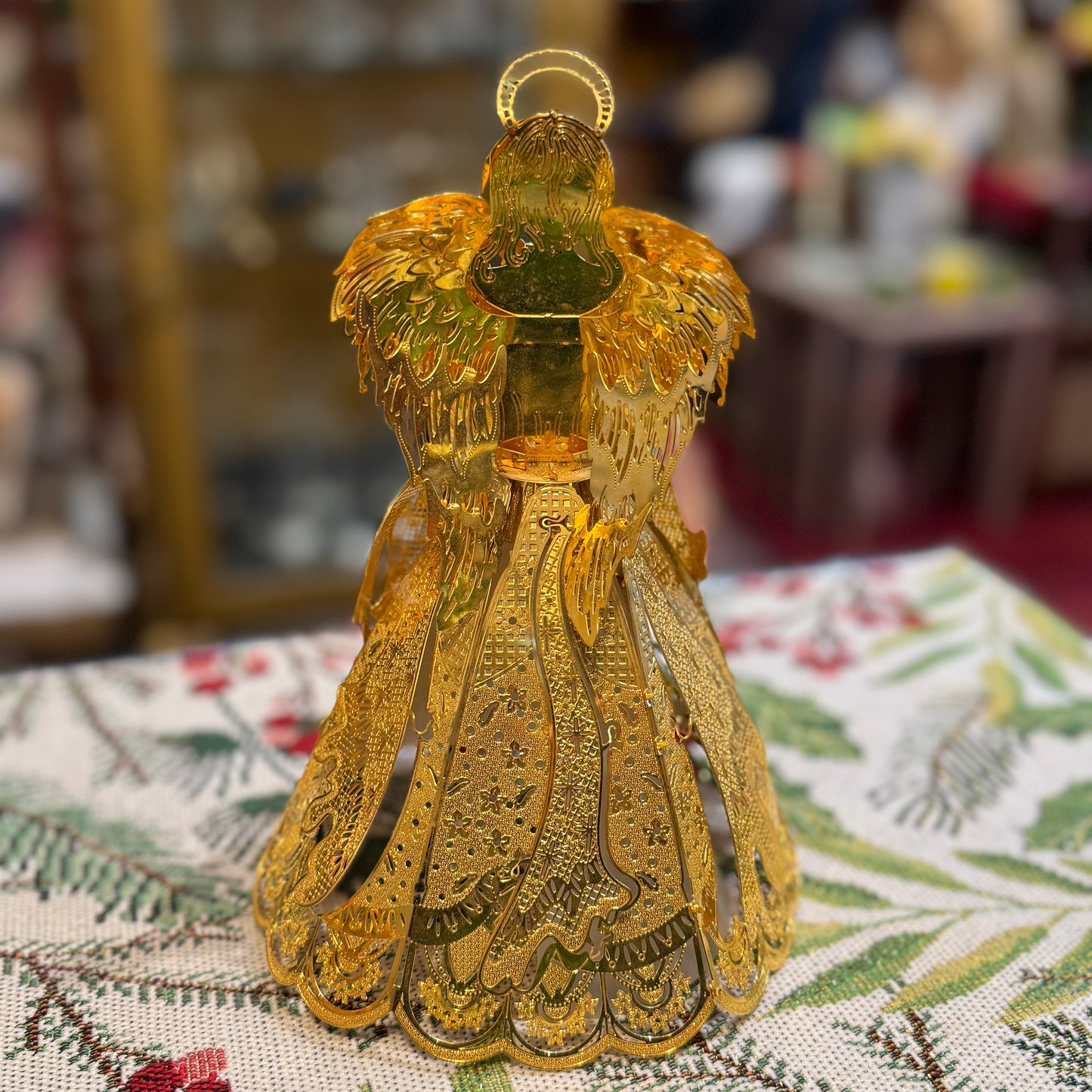 Danbury Mint Gold Angel Tree Topper