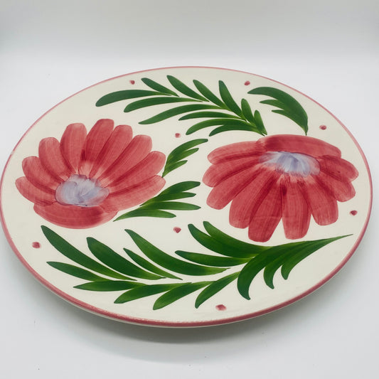 Himark Floral Serving Platter