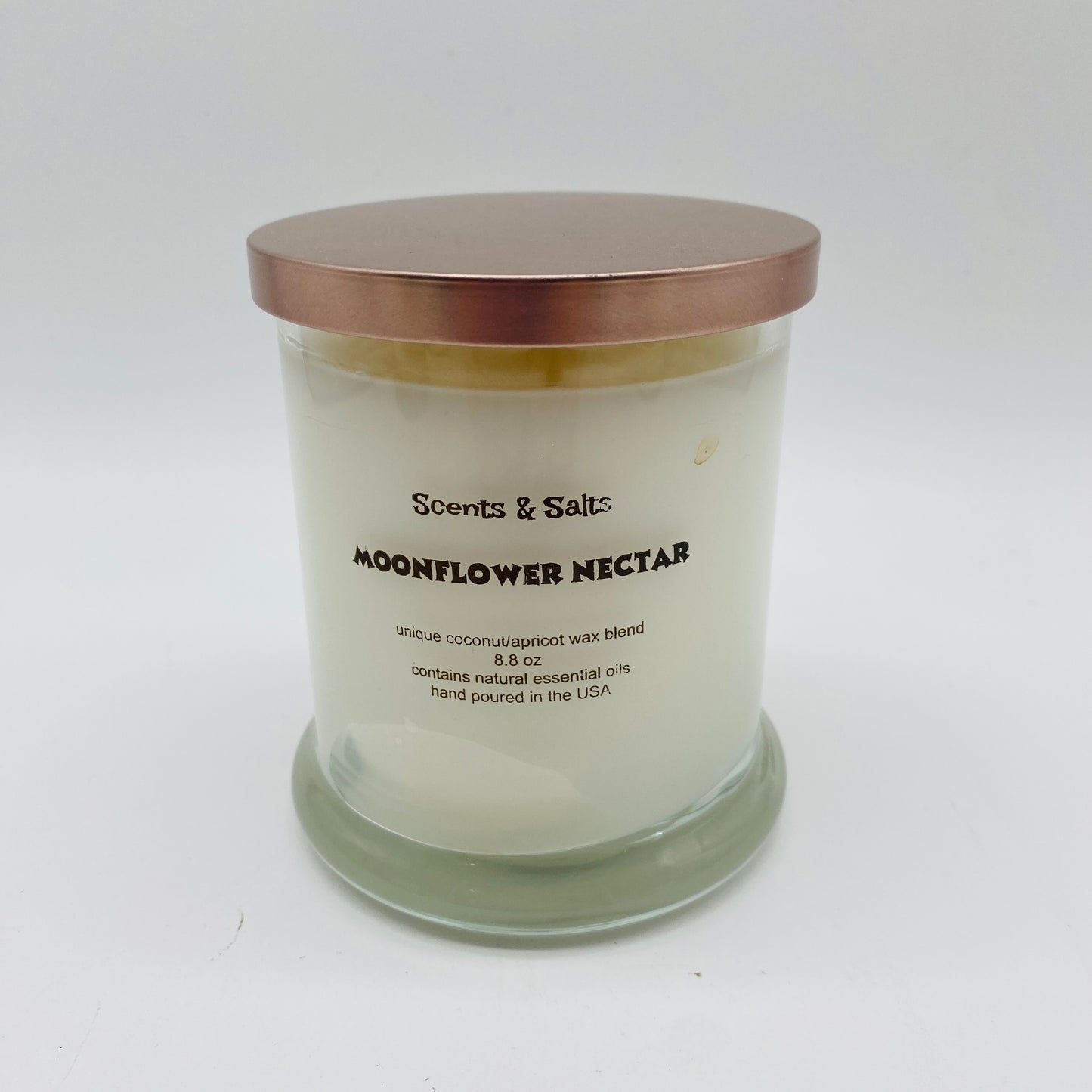 Scents and Salts Hand Poured Candle - Moonflower Nectar