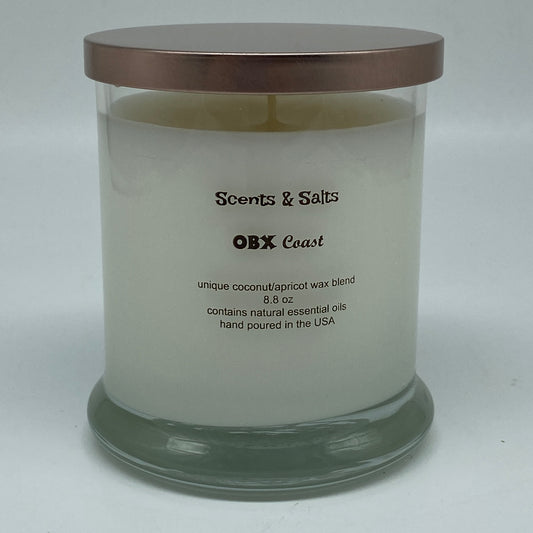 Scents and Salts Hand Poured Candle - OBX Coast