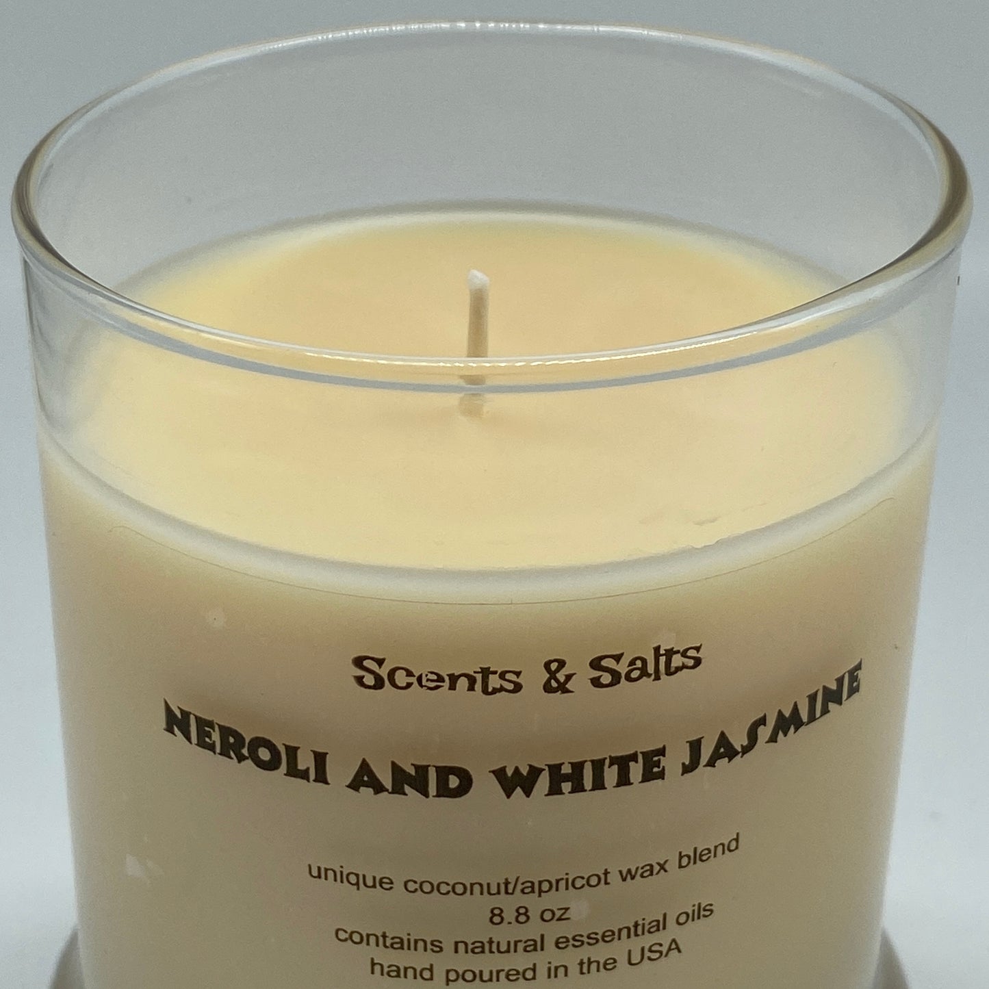 Scents and Salts Hand Poured Candle - Neroli and White Jasmine