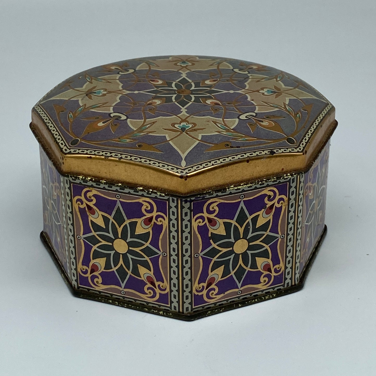 Hand Poured Candle - Purple Decorative Tin