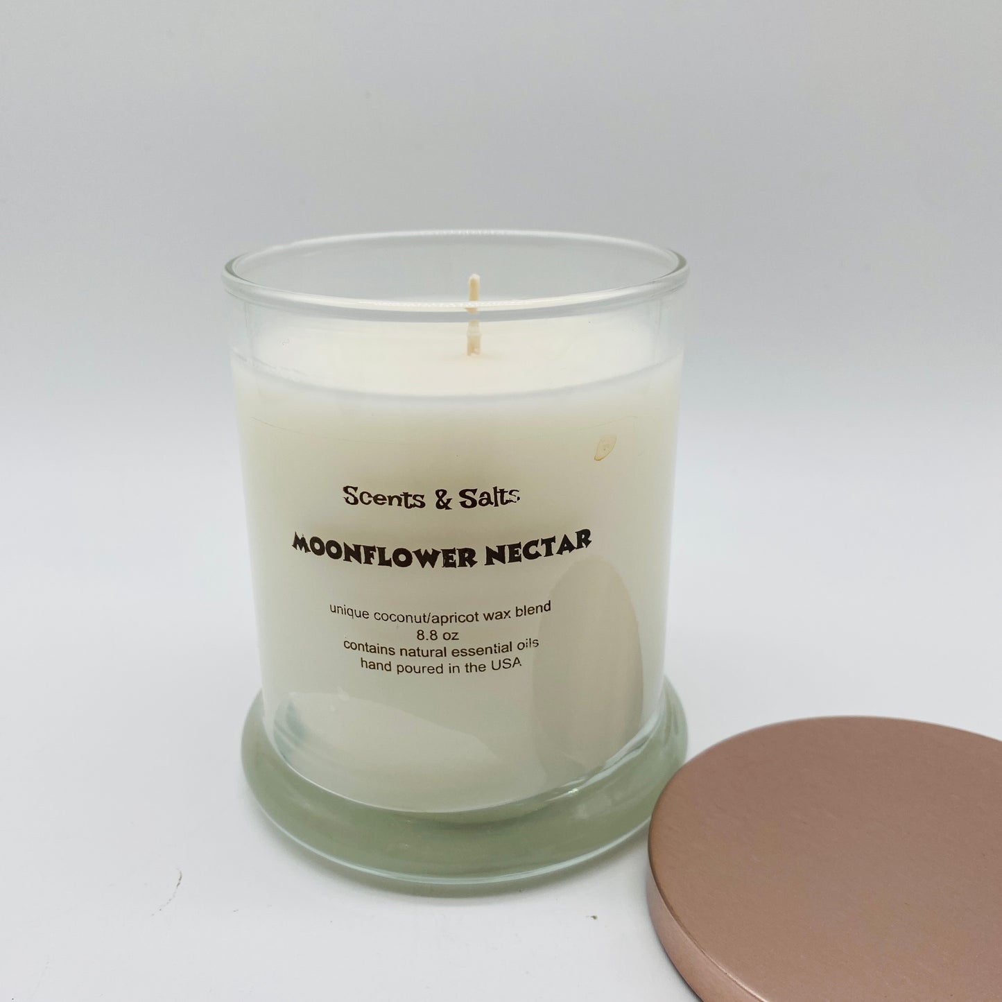 Scents and Salts Hand Poured Candle - Moonflower Nectar