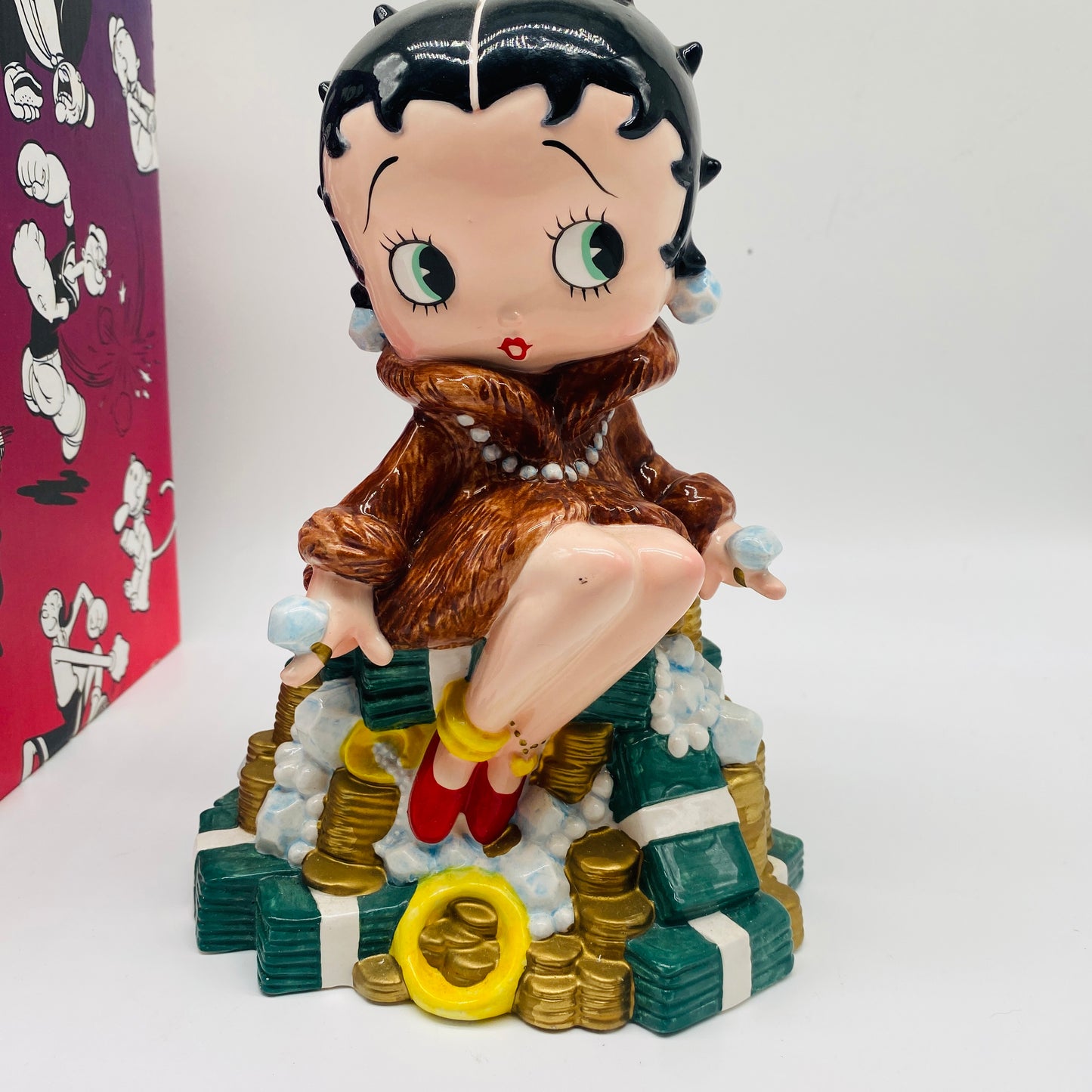 Sunday Funnies Betty Boop Collectible Coin Bank by Enesco
