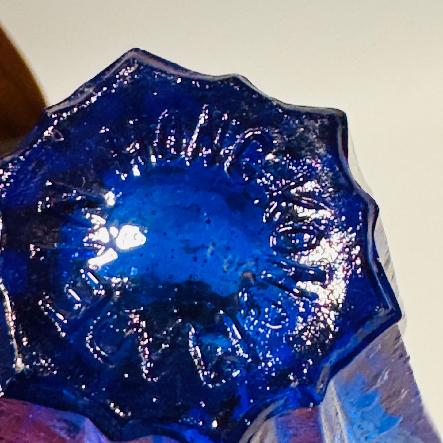 Cobalt Blue Mini Oil Lamp