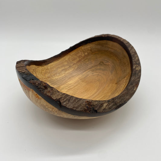 Local Hand Turned Live Edge Bowl