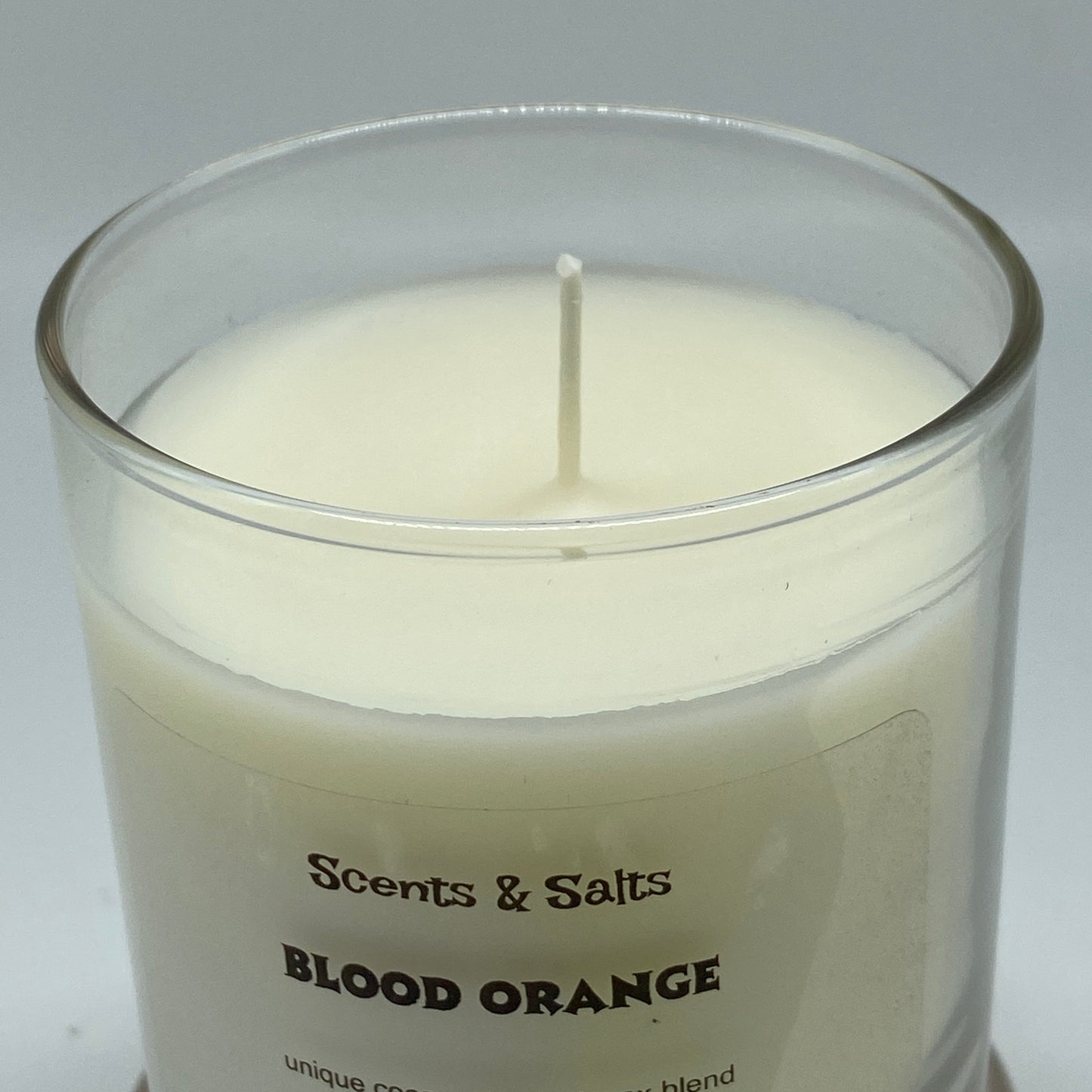 Scents and Salts Hand Poured Candle - Blood Orange