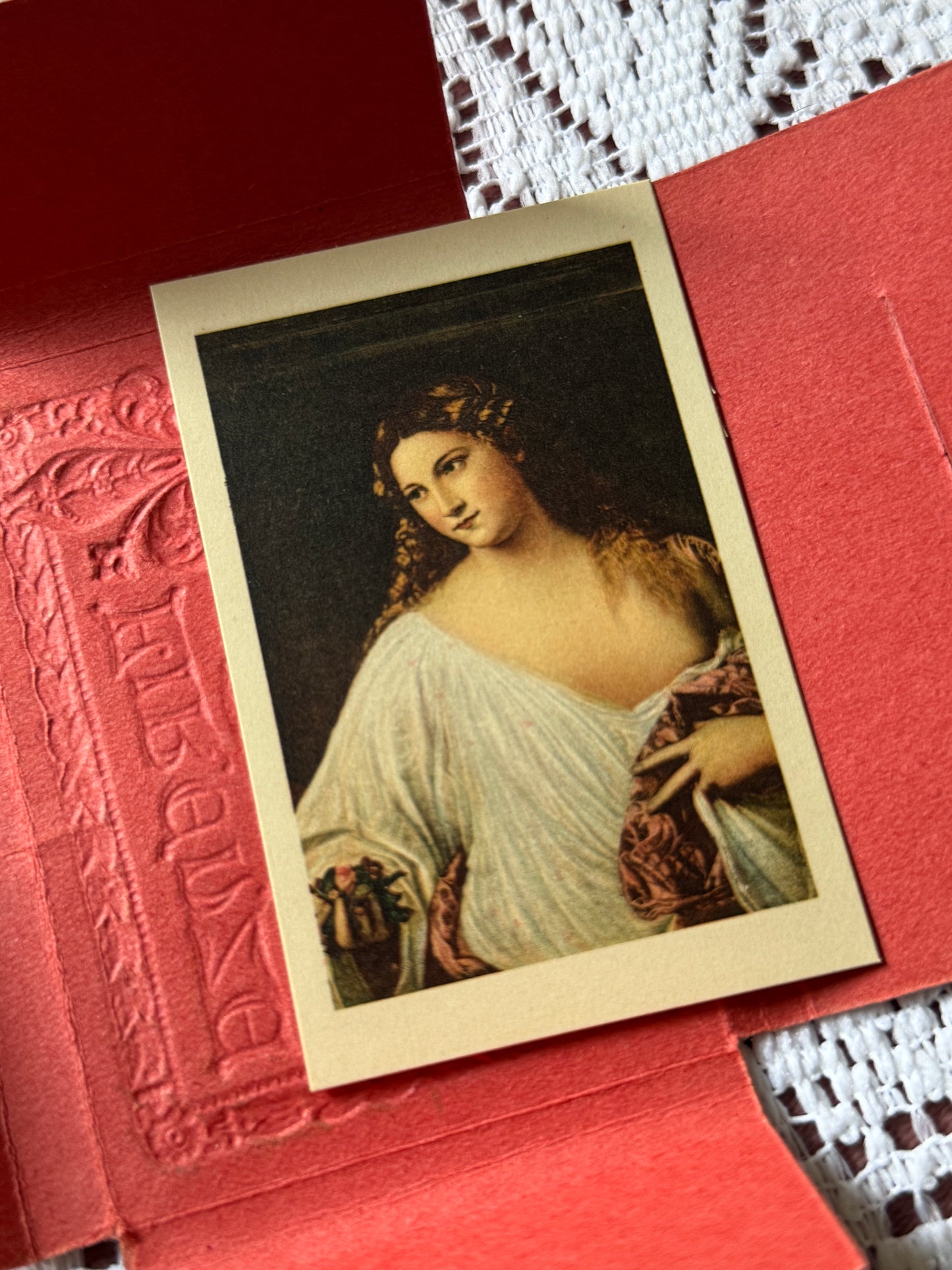 1950s Firenze Museum Cards Florence Italy Uffizi Gallery Souvenir Color - 10 Cards Present