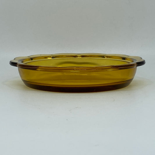 Amber Shallow Rimmed Dish