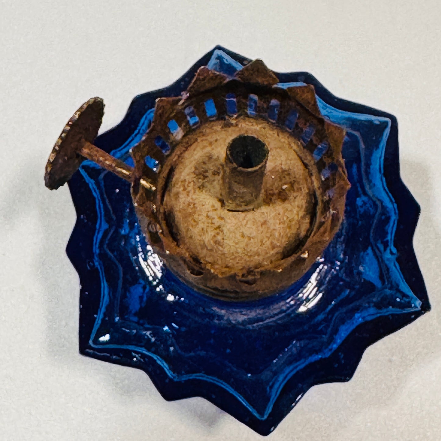 Cobalt Blue Mini Oil Lamp